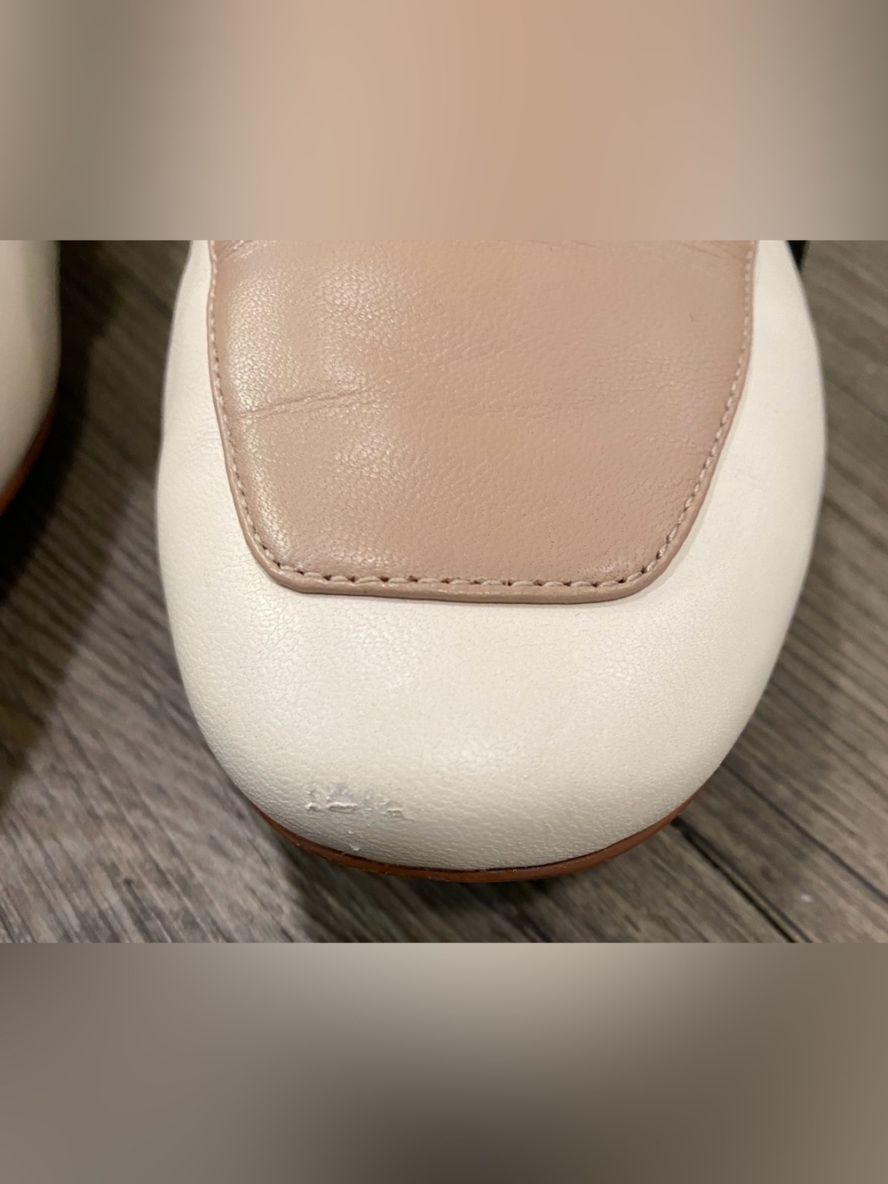 kate spade Mable Two-Tone Cream & Beige Braided Strap Loafers - Picture 4 of 9